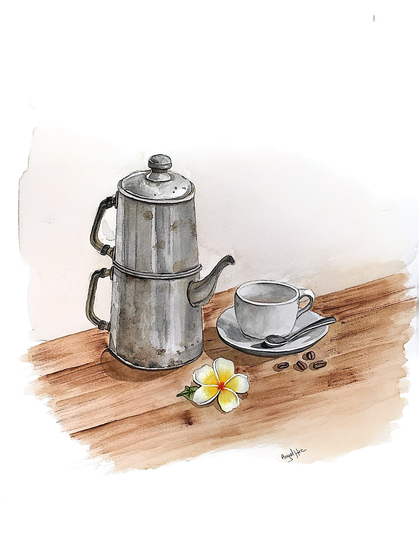 Reproduction - Cafetière d'antan