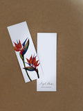 Marque-pages aquarelle - Oiseau paradis